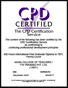 CPD Certificate